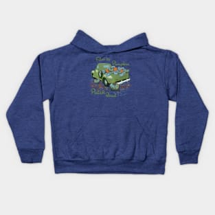 Pumpkin Patch Road Kids Hoodie